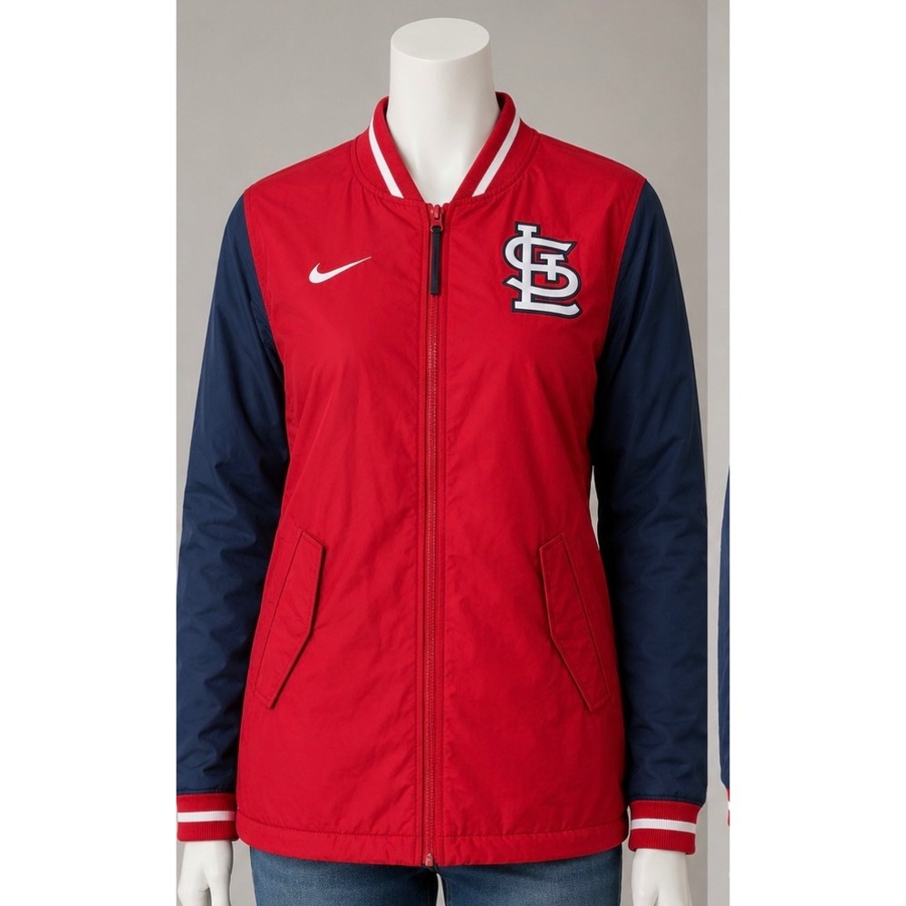 Nike St. Louis Cardinals coat Dugout Performance Full-Zip Size Large